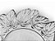 Sousplat Plástico Patinado Garden Leaf Branco 35cm - Imagem 2
