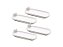 Conjunto com 4 Petisqueiras de Porcelana Birds 15,5cm X 7cm X 3cm - Imagem 1