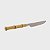 Conjunto 6 Facas Sobremesa Aço Inox Cabo Plástico Bambu Natural - Imagem 8
