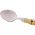 Conjunto 6 Colheres Café Aço Inox Cabo Plástico Bambu Natural - Imagem 8