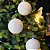 BOLA NATALINA 8CM CRAQUELADA OFF WHITE C/3un - Imagem 4