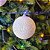 BOLA NATALINA 8CM CRAQUELADA OFF WHITE C/3un - Imagem 3