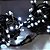 KIT  PCT C/5 CORDÃO PISCA 100LED BIVOLT FIO PRETO 10MTS M/F BRANCO FRIO - Imagem 4