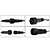 KIT  PCT C/5 CORDÃO PISCA 100LED BIVOLT FIO PRETO 10MTS M/F BRANCO FRIO - Imagem 5
