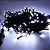 KIT  PCT C/5 CORDÃO PISCA 100LED BIVOLT FIO PRETO 10MTS M/F BRANCO FRIO - Imagem 6