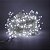 KIT  PCT C/5 CORDÃO PISCA 100LED BIVOLT FIO TRANSP 10MTS M/F BRANCO FRIO - Imagem 2