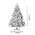 ÁRVORE DE NATAL IMPERIAL 2,1M BRANCO/NEVE 1260GA PE FERRO - Imagem 2
