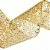 FITA  DECOR ARAMADA 6,3CMX9,14MT GLITTER DOURADA - Imagem 2