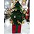 ARVORE DE NATAL RETRATIL VELUDO VERDE C/BOLAS VERM/VERD 60CM - Imagem 5