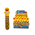 Bastão Bolha de Sabão Patinho Amarelo 14 cm - Imagem 1