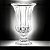 VASO VIDRO C/ PE RENAISSANCE 15X24CM TRANSPARENTE - Imagem 4