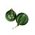 BOLA NATALINA 8CM C/TEXTURA VERDE CX C/6UN - Imagem 4