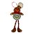 BONECO NATALINO GINGERBREAD PENDURAR 21CM - Imagem 1