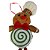 BONECO NATALINO GINGERBREAD PENDURAR 21CM - Imagem 4