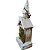 ENFEITE NATALINO CASA NEVADA DE MADEIRA C/ CHAMINE LUZ INTERNA 32X13X9CM - Imagem 3