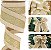 FITA ARAMADA LINHO C/COSTURA BEGE DOURADO 6,3CMX9,14M - Imagem 3