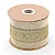 FITA ARAMADA LINHO C/COSTURA BEGE DOURADO 6,3CMX9,14M - Imagem 1