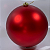 BOLA NATALINA 20CM FOSCO VERMELHO UNIDADE - Imagem 4