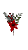GALHO NATALINO AZEVINHO C/ FLOR 30CM VERMELHO - Imagem 1