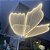 LUMINARIA BORBOLETA LED WARM C/PÉ 100CM 220V - Imagem 5