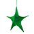 ENFEITE NATALINO ESTRELA LUREX BASICO METALIZADO 50CM VERDE - Imagem 3