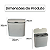LIXEIRA INTELIGENTE SENSOR AUTOMATICO USB 14L CINZA/BRANCO - Imagem 9
