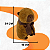 CAPIVARA PELÚCIA COM CACHECOL MARROM 24CM - Imagem 5