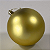 BOLA NATALINA 8CM FOSCO DOURADO COM 6 UNIDADE - Imagem 3