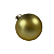 BOLA NATALINA 8CM FOSCO DOURADO COM 6 UNIDADE - Imagem 2