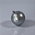 BOLA NATALINA 8CM FOSCO PRATA COM 6 UN - Imagem 5