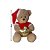 URSO NATALINO NOEL C/ ESTRELA 30CM - Imagem 6