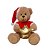 URSO NATALINO NOEL C/ ESTRELA 30CM - Imagem 1
