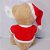 URSO NATALINO NOEL C/ ESTRELA 25CM - Imagem 5