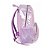 MOCHILA ESCOLAR JUVENIL BARBIE METALIZADO LILAS - Imagem 2
