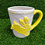 CANECA CERAMICA COELHO AMARELA 370ml - Imagem 2
