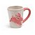 CANECA CERAMICA COELHO ROSA 370ml - Imagem 1