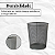 LIXEIRA TELADA METAL 12L MODERNA P/ ESCRITÓRIO - Imagem 4