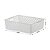 CESTO ORGANIZADOR QUADRATTA 27X21X8CM BRANCO - Imagem 5