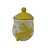 POTE CERAMICA C/TAMPA COELHO 9.5X9X12CM AMARELO - Imagem 1