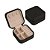 PORTA JOIA COMPACTO PORTATIL PRETO C/ZIPER 10CM - Imagem 1