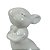 ENFEITE PASCOA COELHO CERAMICA BRANCO 11X20CM - Imagem 7