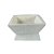 VASO CIMENTO DECOR BRANCO RUSTICO 11.5X6.5CM - Imagem 1