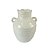 VASO DE CERAMICA TEXTURIZADO JARRO BRANCO 14,5X19CM - Imagem 1