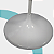 Pé Borboleta LED Metal Branco P - Imagem 3