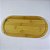 BANDEJA / PETISQUEIRA OVAL DE BAMBU 30X14CM - Imagem 2