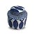 Potiche Decorativa em Cerâmica Porutugesa Peixes Azul 18x19 cm - Imagem 4
