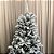Árvore Natal Imperial Nevada 882 Galhos Pé Ferro 1,8m - Imagem 5
