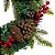 Guirlanda de Natal Decorada com Pinhas e Azevinho 40 cm - Imagem 5