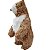 Enfeite Natal Urso de Palha em Pé 31cm - Imagem 3