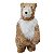 Enfeite Natal Urso de Palha em Pé 31cm - Imagem 1